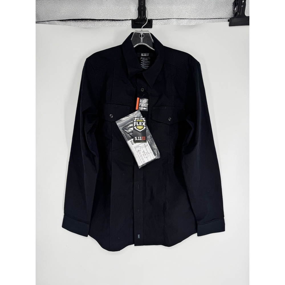 511 Tactical Stryke PDU Class B Shirt Men Small Long Sleeve Button Up 72074 Navy